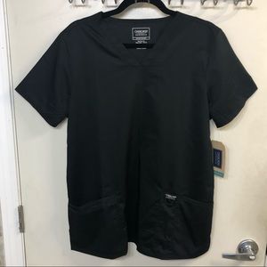 Cherokee Workwear|| V-Neck Scrub Top w/ Badge Loop